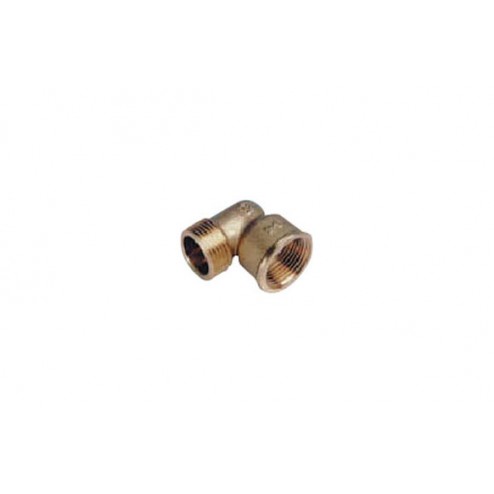 Codo M-H sin Valona Latón 3/4"