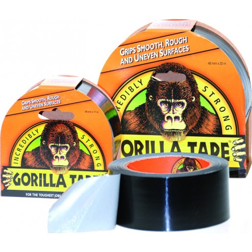 Cinta Americana Negra Gorilla 32 Mx48mm