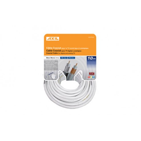 Cable Coaxial Tv 19Vat-C Blanco 50 M