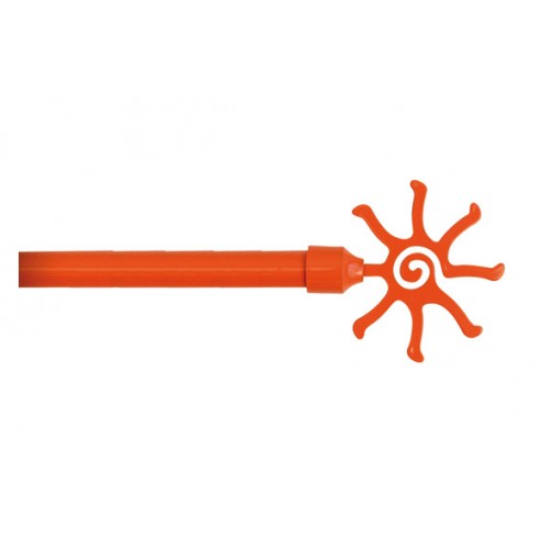 Barra Cortina Kit 160-300cm Sol Naranja