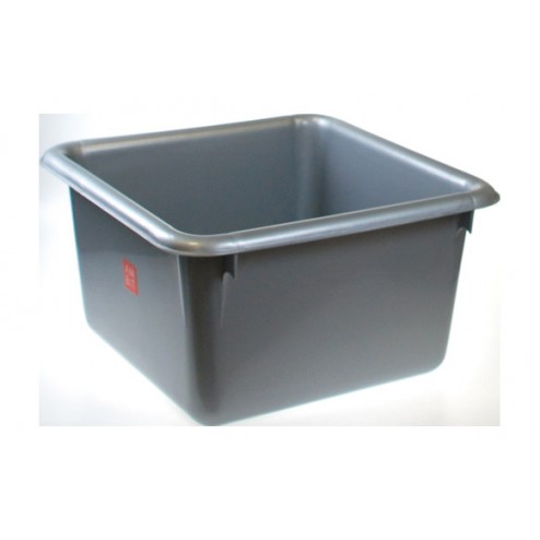Barreño Cuadrado Plata 10 L Ambit 30x17 cm 