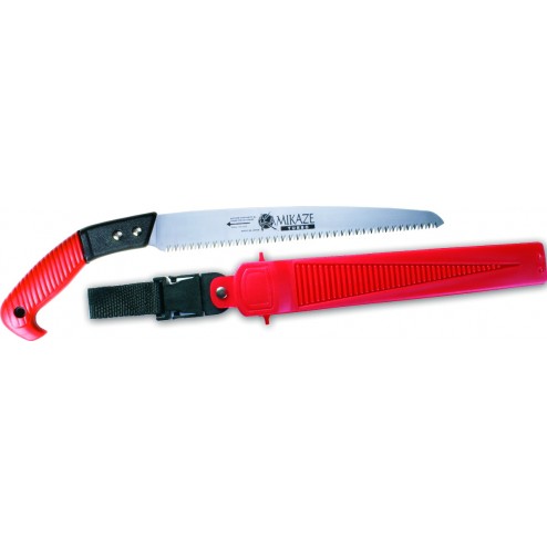 Serrucho Diente Japones Hoja Recta Kamikaze 30 cm con Funda