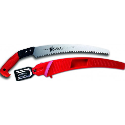 Serrucho Diente Japones Hoja Curva Turbo Kamikaze 33 cm con Funda