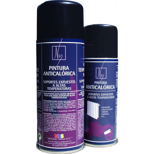 Pintura Spray Anticalorica Pintyplus Tech 520 ml Ral 9005 Negro