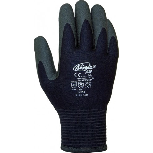 Guante Nilon/Acrilico Palma Pvc Juba T 9 Negro 