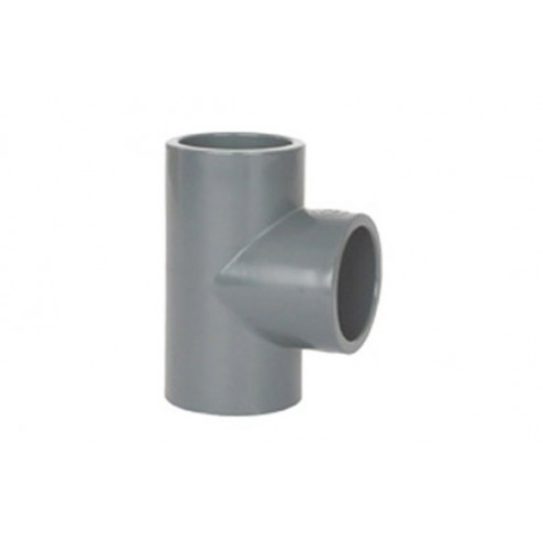 Te Hembra 90º Encolar Pvc Presion Diam.63