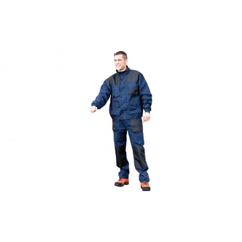 Pantalon Poliester Algodon Top Range Bicolor Juba T Xl Azul/Negro 