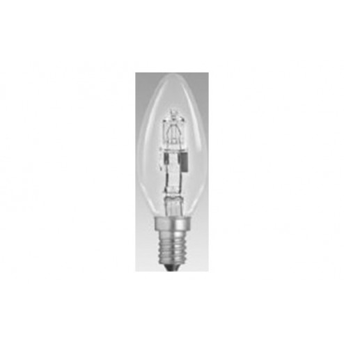 Lampara Eco Halogena Vela 28W E14