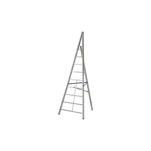 Escalera Triangular Aluminio Trittika 6 Peldaños