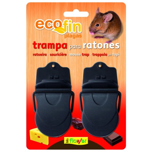 Trampa Mecanica Roedores Ratones 2Un.