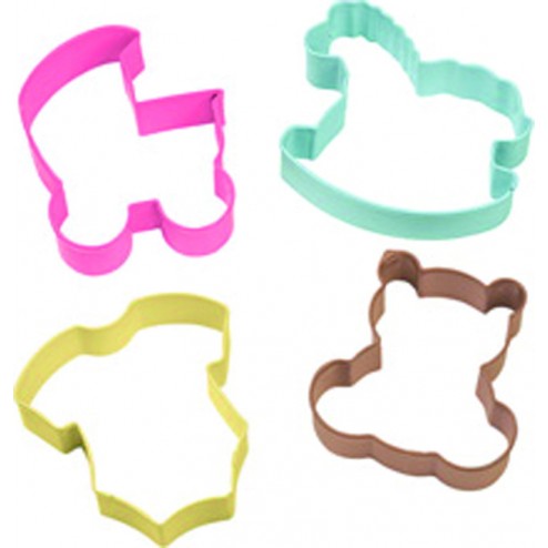 Cortapastas Bebe Wilton Set 4U