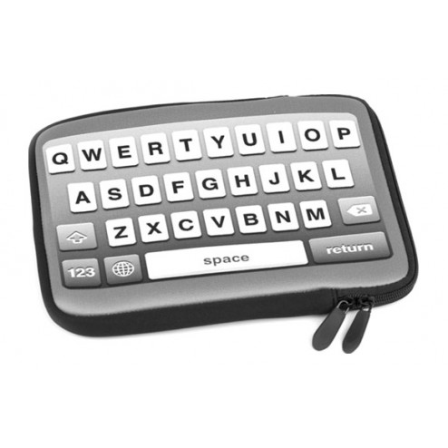 Funda Tablet Retro Type 10" Negro