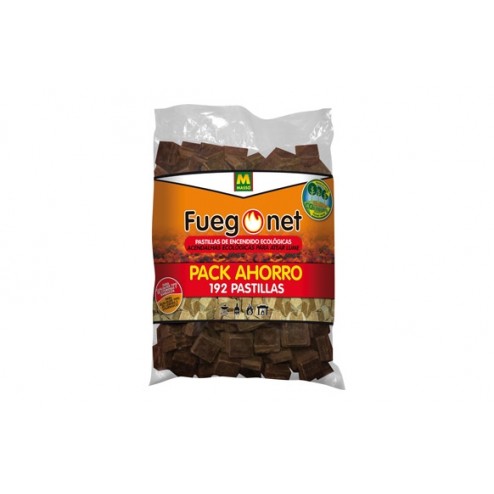 Pastilla Encendido Ecologica Fuegonet Bolsa Ahorro 200 Uds