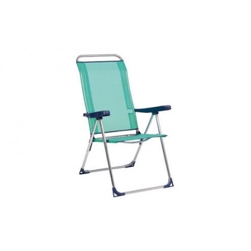 Sillón de playa alto Alco turquesa