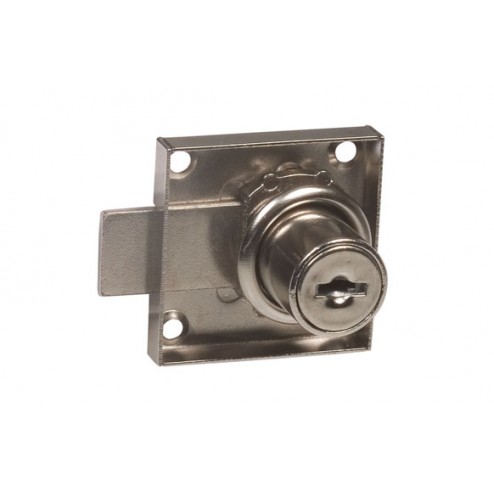 Cerradura Mueble Sobreponer Modelo 1A Amig 40mm Niquel