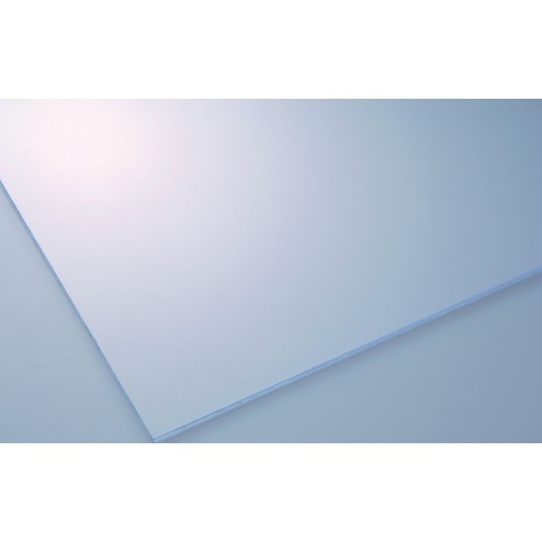 Placa Poliestireno 4mm Lisa Transparente 25x50 cm