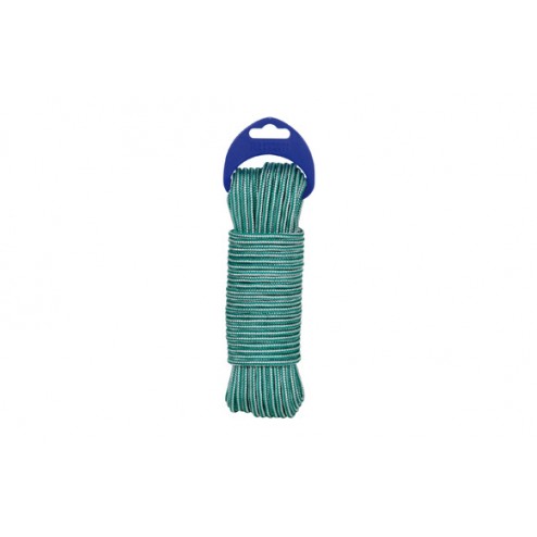 Cordon Polipropileno Alma Texturada Diam.4mm Kylate 25m Verde / Blanco