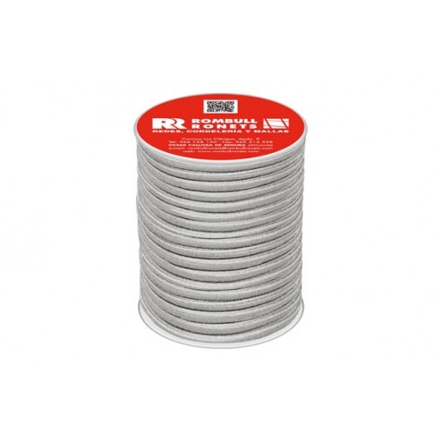 Cuerda Elastica Poliester/Latex Diam.6mm Kylate 25m Blanco