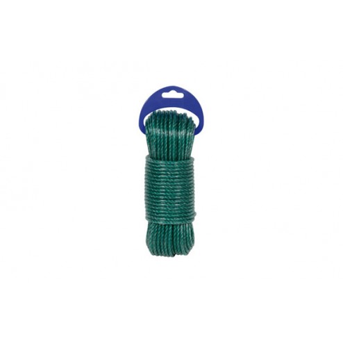Cable Acero Plastificado Diam.3,5mm 15m Verde