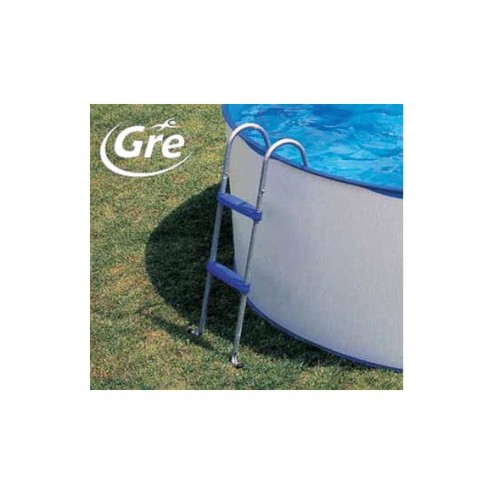 Escalera Piscina Tijera 2X2 Peldaños Gre