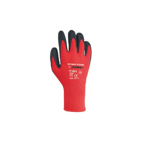 Guante Nylon Recubrimiento Nitrilo Econit Foam Juba T 8