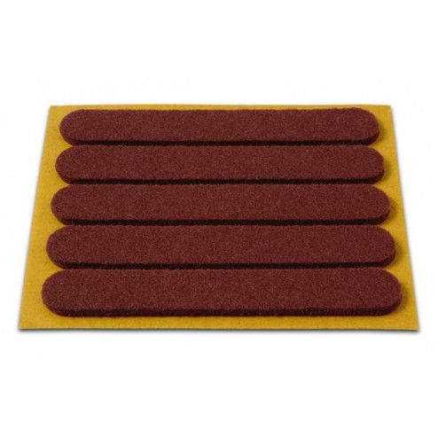 Deslizador de Fieltro Adhesivo Marron 13X91mm 5 Unid 