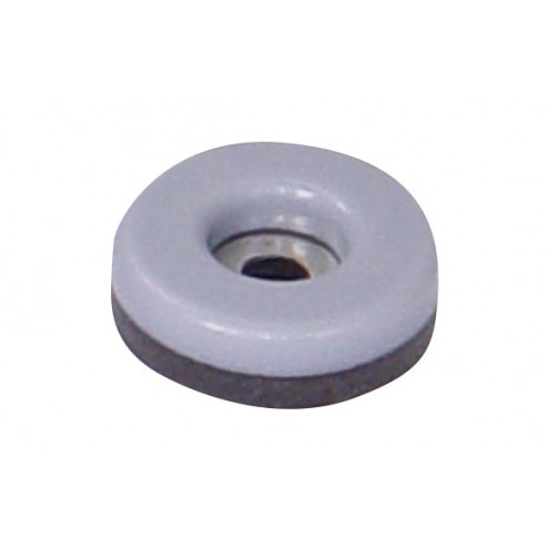 Deslizador Para Muebles Adhesivo + Tornillo Gris Brinox Diam.22mm 8 Uds