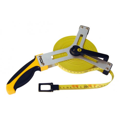 Cinta Metrica Fibra Bimaterial con Bastidor Ironside 50m