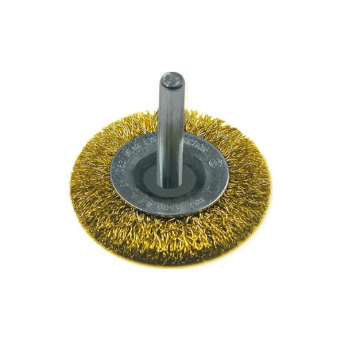 Cepillo Circular Pua Latónada Espiga 6mm Ironside Diam.63/ 0,30