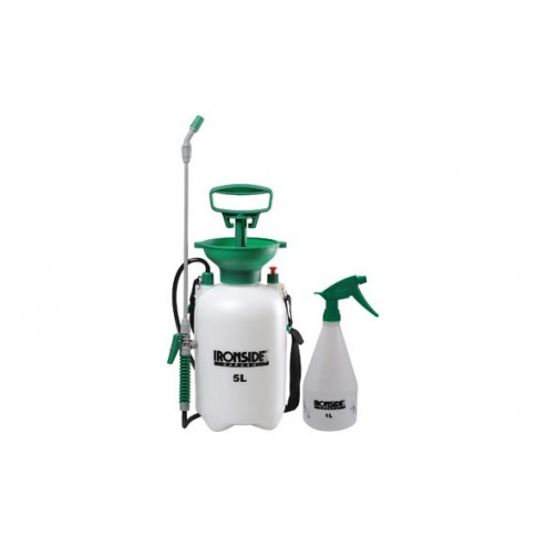 Pulverizador Presion Previa Set de Dos Piezas (5 L + 1 L)
