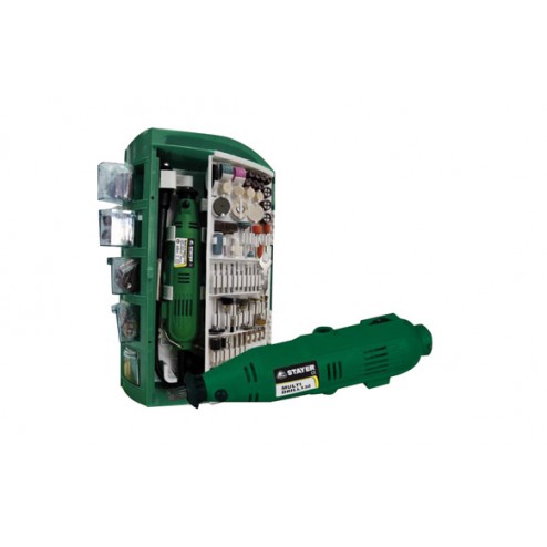 Multiherramienta con Cable Stayer Multidrill 130 W + 200 Accesorios