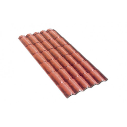 Placa Teja Coppo Life Terracota Envejecida 208x103 cm 