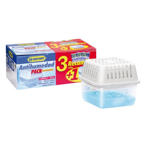 Antihumedad Humydry (Aparato + 3 Recambios) 233-140-8