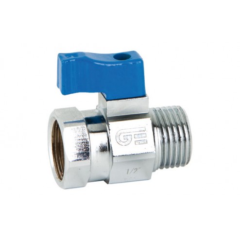 Valvula Esfera Mini Hexagonal 1/4" M-H