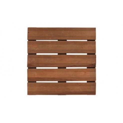 Tarima Lamas Madera Bolenia Marron Forest 50x50 cm