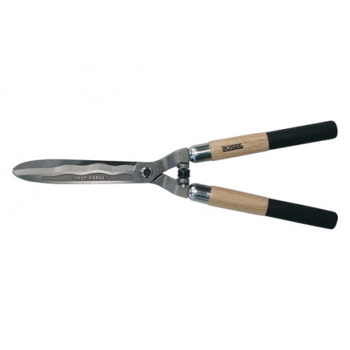 Tijera Cortasetos Mango Madera Ironside Garden Corte Ondulado 57 cm.
