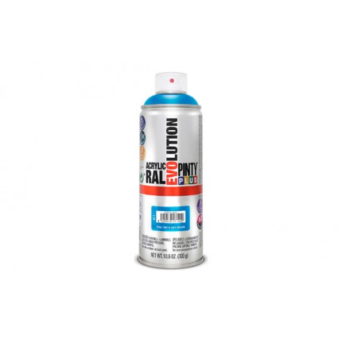 Pintura Spray Acrilica Brillo Pintyplus Evolution 520 cc Ral 5015 Azul