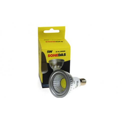 Lámpara Led Cob 5W E14 Sonedas 350LM - LUZ DIA (6000K)