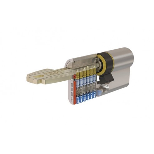Cilindro T60 Niquel Llave Puntos 30-50