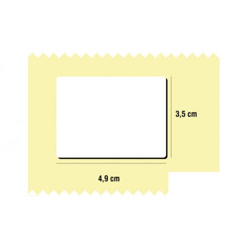 Etiqueta Adhesiva Grande Neutra 49X36 Salida 1 Etiq. (Rollo 3000)
