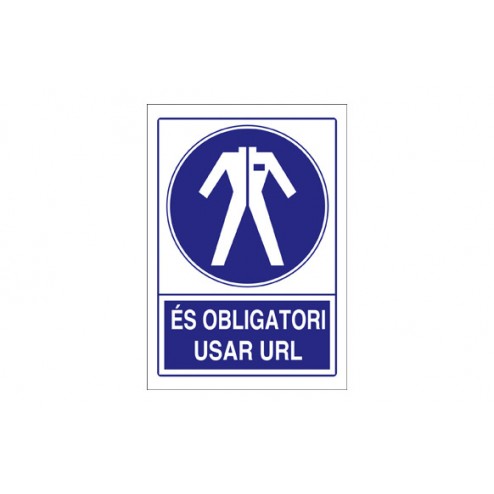 Señal Obligacion Castellano 297X210mm Uso Uniforme