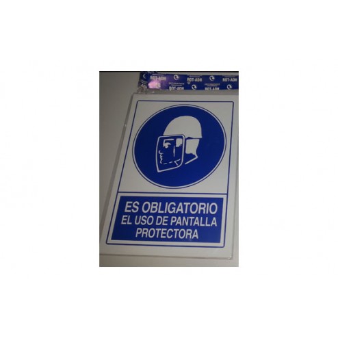 Señal Obligacion Castellano 297X210mm Pantalla Protectora