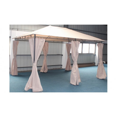 Cortina Recambio (Jgo 6U) P/Pergola Metal 2,95X3,9 Qfplus Crudo Para Pergola 9671400