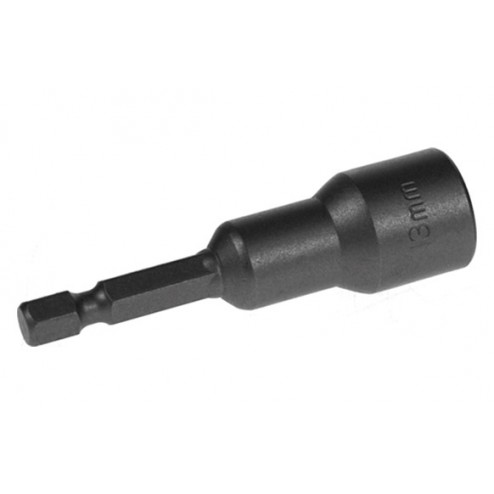 Punta Vaso Hexagonal 13mm.( 66mm. E 6,3 - Â¼" ) Ironside Magnetica, con Anclaje Hex 1 Pieza