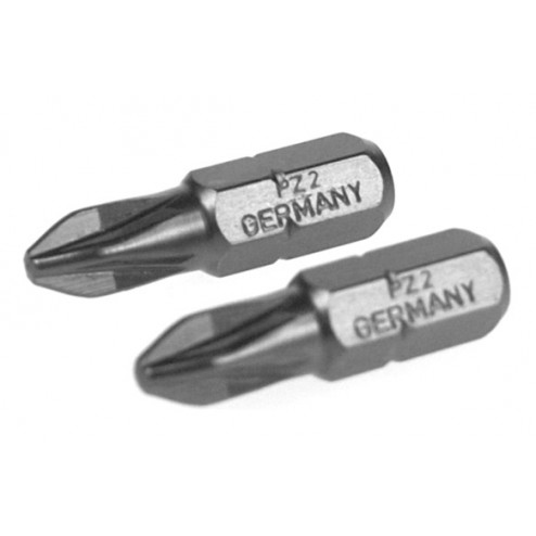 Punta Pozidriv Pro ( Pz 2 - 25mm. - Â¼" ) Ironside 2 Piezas