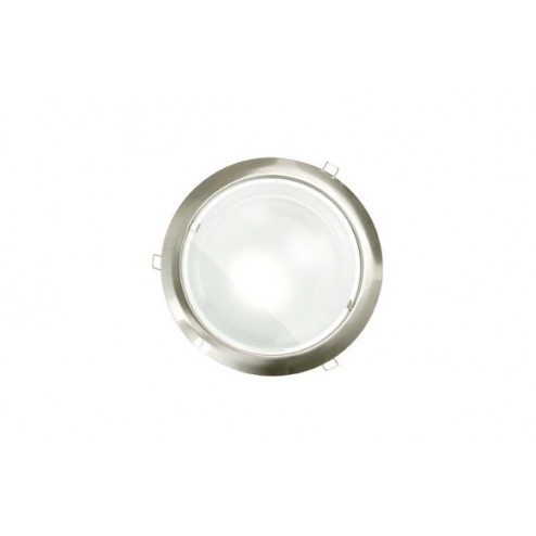 Downlight Redondo E-27 2X20W Niquel Mat-200mm