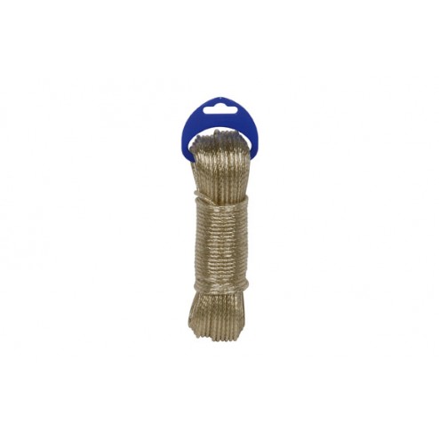 Cable Acero Plastificado Diam.3,5mm Kylate 10m Oro