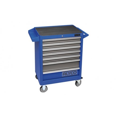 Carro Herramientas Metalico 7 Cajones Alyco Azul