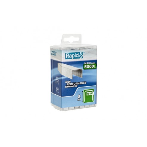 Grapas 140/8mm. Acero Galvanizado Ironside 5.000 Uds