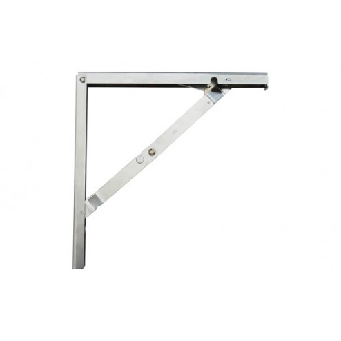 Escuadra Plegable Reforzada Cromada 30X30